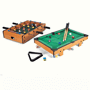Jeu 2 en 1 billard et football free line Au choixBois