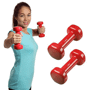 Jeu de haltères Bodyfit 1,0 kg Rougerouge