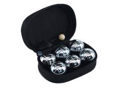 Jeu de mini-boules dans une pochette noire