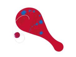 Jeu de raquette publicitaire