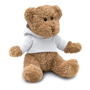 Johnny - Ours en peluche avec T-shirt Blancblanc