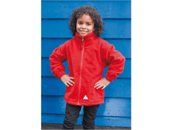 Junior full zip active fleece veste polaire zippée