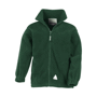 Junior full zip active fleece veste polaire zippée Au choixForest Green