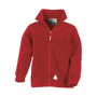 Junior full zip active fleece veste polaire zippée Au choixRed