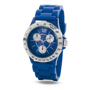 Ketch - montre métal bracelet silicone Bleubleu