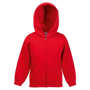 Kids hooded sweat jacket sweat-shirt capuche zippé Au choixRed