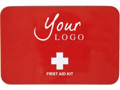 Kit de premiers secours livré dans une boîte en mé