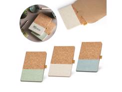 Carnet A5 couverture liège et lin