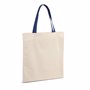 Tote bag en tissu coton anse coloré BleuBleu
