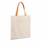 Tote bag en tissu coton anse coloré OrangeOrange