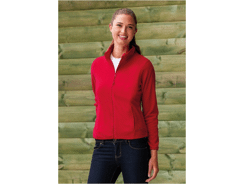 Ladies fitted micro fleece veste zippée femme micr