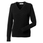 Ladies' v-neck pullover pullover femme col v Au choixBlack
