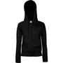 Lady fit zip hooded sweat sweat-shirt femme capuch Au choixBlack