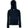 Lady fit zip hooded sweat sweat-shirt femme capuch Au choixDeep Navy