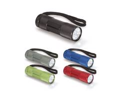 Lampe de poche aluminium 9 leds