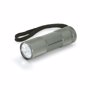 Lampe de poche aluminium 9 leds GrisGun metal
