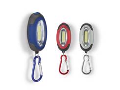 Lampe de poche mousqueton et aimant