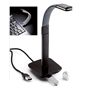 Lampe flexible usb & hub Noirnoir