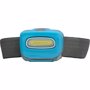 Lampe frontale en plastique munie de 8 LEDS COB. Bleubleu clair