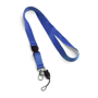 Lanyard avec clip 15 mm Bleubleu
