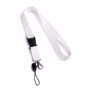 Lanyard avec clip 20 mm BlancBlanc