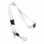 Lanyard avec clip et sécurité 20mm BlancBlanc