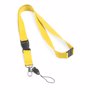 Lanyard avec clip et sécurité 20mm JauneJaune