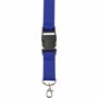 Lanyard en polyester publicitaire Bleubleu cobalt