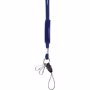 Lanyard en polyester Bleubleu