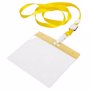 Porte badge tour de cou JauneJaune