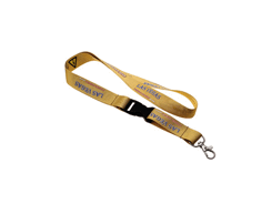 Lanyard sérigraphie mousqueton boucle détachable