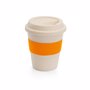 LATTE. Verre de voyage avec couvercle 380 ml OrangeOrange