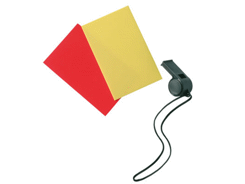 Lot de sifflet "Arbitre"