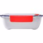 Lunch box compartimentée en PP Rougerouge