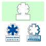 Magnet ambulance Au choixQuadri
