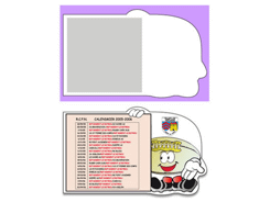 Magnet calendrier sportif