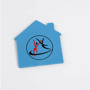 Magnet en forme de maison Au choixPlastique