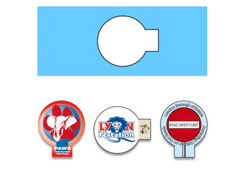 Magnet forme de clé