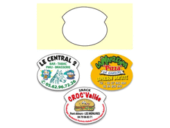 Magnet forme rond avec titre