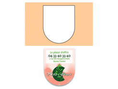 Magnet rectangle base ronde