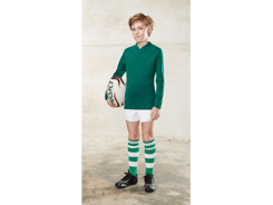Maillot de rugby manches longues bi-matière enfant