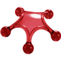 Masseur en plastique Rougerouge