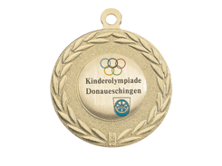 Médaille dorée personnalisée