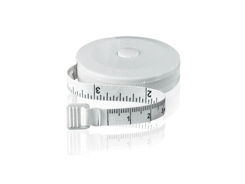 Mètre ruban de tailleur, en pouces/cm