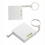 Mètre-ruban porte-clefs Level Blancblanc