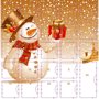 Mini calendrier de l'avent personnalisé Au choixBonhomme de neige