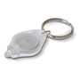 Mini porte-clés avec lampe Blancblanc givré