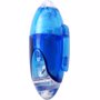 Mini surligneur en plastique translucide avec clip Bleubleu clair