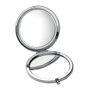 Miroir de poche rond creux Au choixargenté
