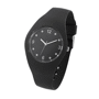 Montre analogique en silicone the abstract Noirnoir